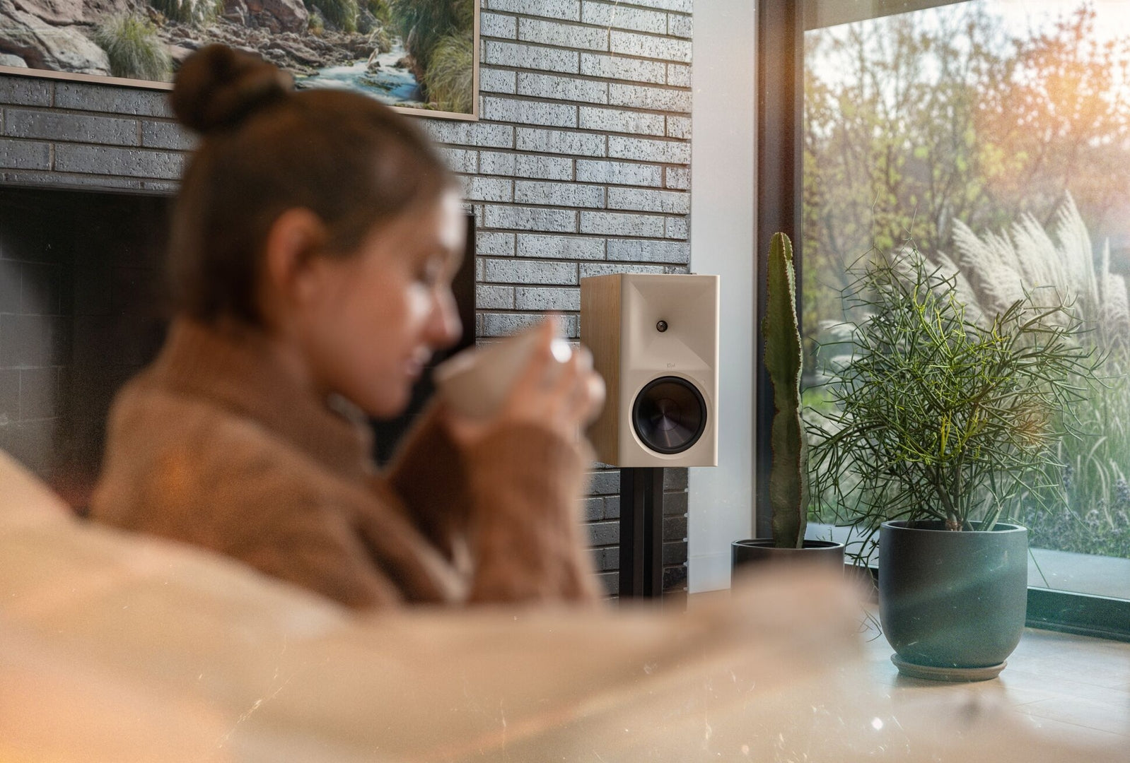 Klipsch The Nines II Red Oak, active Speaker, Streamer