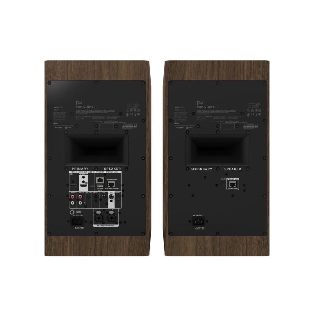 Klipsch The Nines II Walnut, active Speaker, Streamer