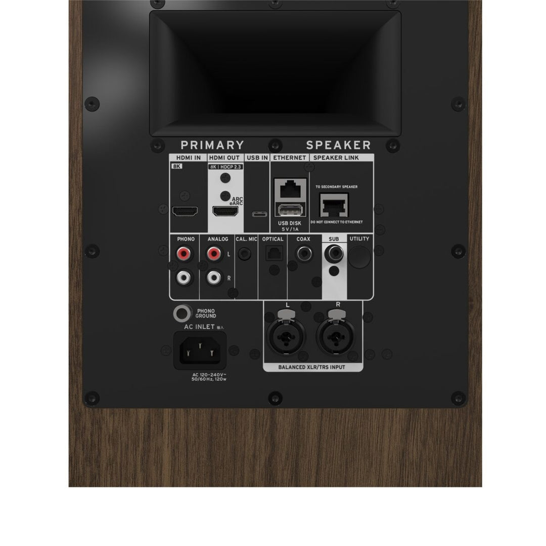 Klipsch The Nines II Walnut, active Speaker, Streamer