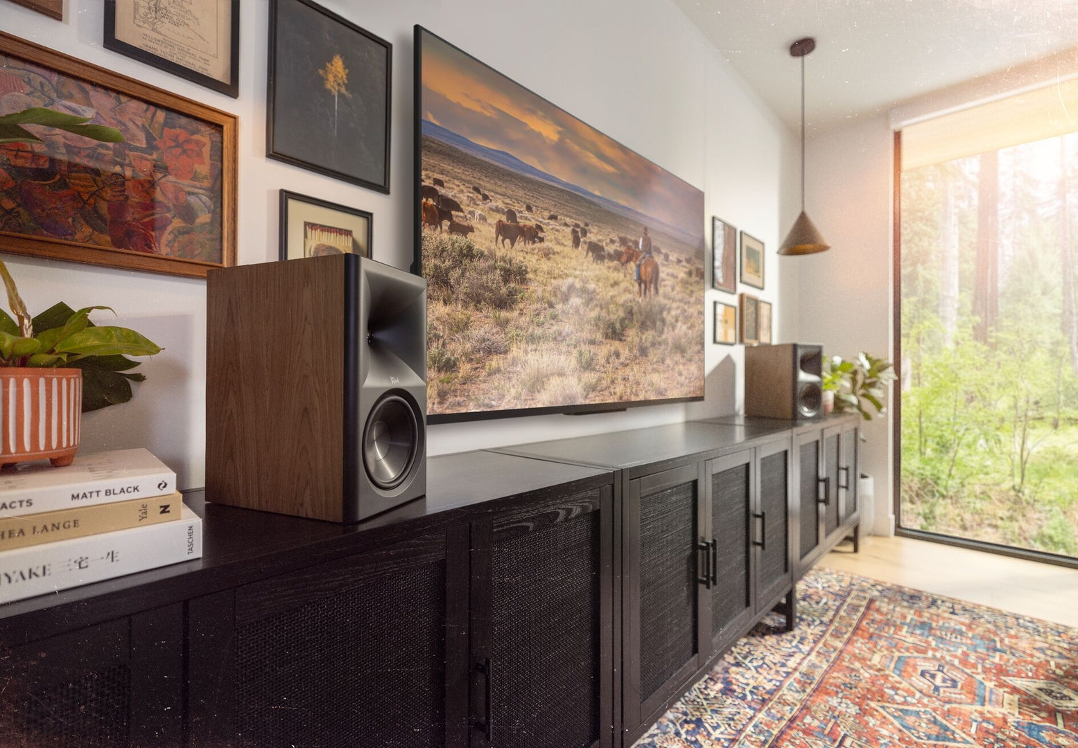 Klipsch The Sevens II Walnut, active Speaker, Streamer