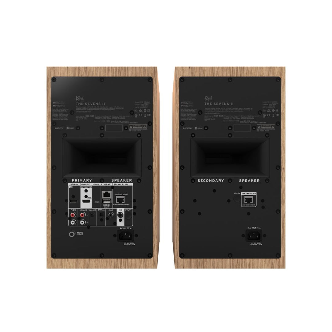 Klipsch The Sevens II Red Oak, active Speaker, Streamer
