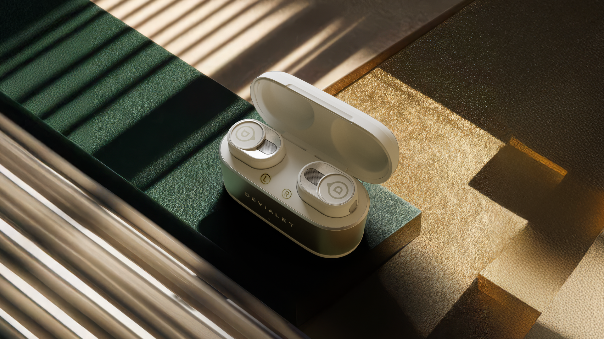 Devialet Gemini II Kopfhörer, Light Pearl