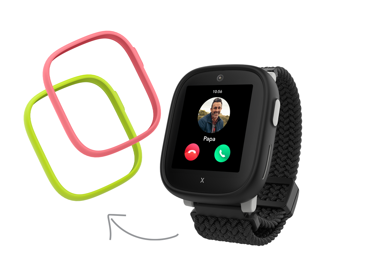 Xplora X6 2nd Gen eSIM Kids-Smartwatch schwarz